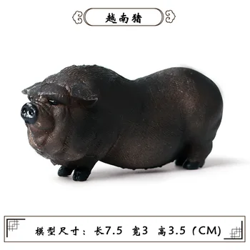 Drăguț Simulare Fermă de porcine Domestice Animale Model de Cifrele de Acțiune de Colectare în Miniatură Cunoaștere Jucării Educative pentru copii de Cadou