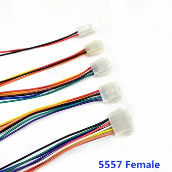4.2 mm 5557/5559 Cablu Conector 2/3/4/6/8/10/12/14/16/18 Pin Pitch Masculin Feminin Priza 30cm Lungime cablu 18AWG