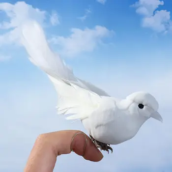 Gradina Nunta Decortions Meserii Crăciun Decor Acasă Pace Dragoste De Porumbei De Simulare Porumbelului Alb Imitație De Pasăre Model