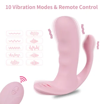 Control de la distanță Tripla Penetrare un Vibrator sex Feminin Vibrator Intim Bunuri Jucarii Sexuale pentru Femei pentru Adulti 18 Vagin Anal Pizde Magazin