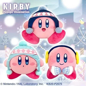 34CM Kirby Joc Papusa de Plus Jucarie Roz Kirby Ornamente Anime Cifre Jucărie Umplute Fete Cadou de Vacanță pentru Copii Jucarii pentru Copii