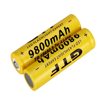 GTF 8pcs 3.7 V 18650 Baterie Li-ion Baterie Reîncărcabilă Pentru Lanterna LED-uri Lanterna sau gadget-uri electronice Picătură de transport maritim Acumulator