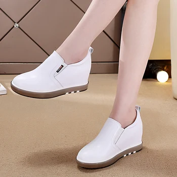 2020 primăvară și toamnă nouă pană de pantofi pentru femei de moda pantofi casual din piele pantofi