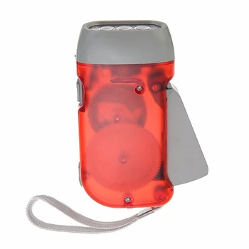 LED Mână Apăsând Dynamo Lanterna Portabil cu Lanterna Presă de Mână Manivela pentru Camping în aer liber Acasă Lampa Kit de Urgență