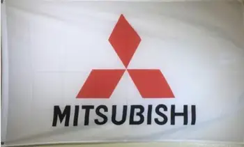 Masina Steaguri Mitsubishi Banner 3ftx5ft Poliester
