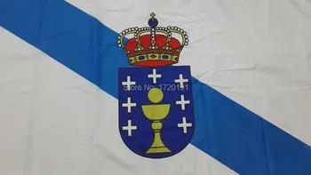 GALICIA PAVILION Galiciană Galizia Spania Regională spaniolă Flags3*5 ft