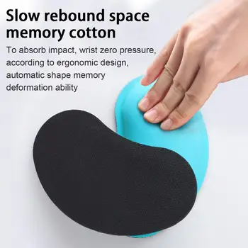 Încheietura Restul Pad Profesional Confortabil Memorie Bumbac Keyboard Mouse-ul Încheietura Mâinii Restul Mat pentru PC
