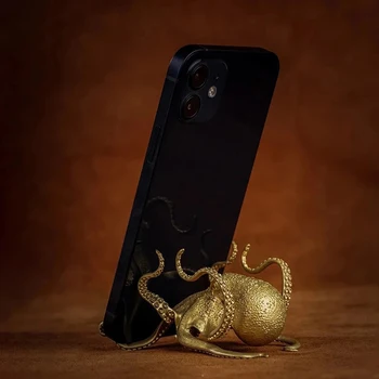 Aur Universal Mobil Stea de Metal în Formă de Caracatiță de Masă Decorative Telefon Suport pentru Telefon