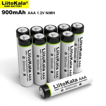 2-10buc LiitoKala Original AAA 900mAh Acumulator NiMH 1.2 V Baterie Reîncărcabilă pentru Lanterna, Jucarii,control de la distanță
