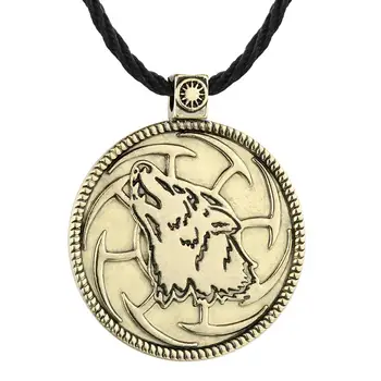WANGAIYAO Serbia logo animal lup pandantiv de sex masculin Slave colier pentru bărbați