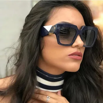 La modă Pătrat Supradimensionat ochelari de Soare Femei Barbati Brand de Lux Designer de Ochelari de Soare Famale de sex Masculin Retro UV400 Ochelari de Nuante