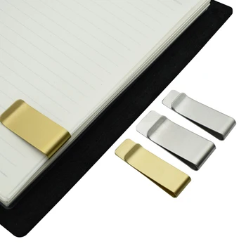 Metal Clip De Hârtie Pentru Notebook Marcaj Instrument Din Oțel Inoxidabil Și Alamă Material De Carte Agrafe De Birou Școală Lectură Consumabile