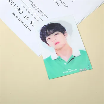 Kpop Bangtan Boys Nou 2020 SALUTĂRI SEZON Album Același PhotoCard Card 3d FlashCard Poster Jungkook V Suga Jimin Rm Jin