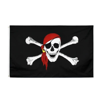 90*150 CM jolly roger Craniu oase Încrucișate Pirat Frații de Pe Coasta de Pavilion