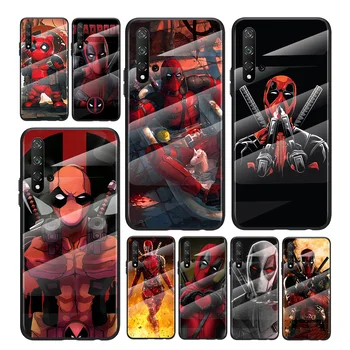 Marvel Deadpool Pentru Onoarea 30 20 10 8X 9X Pro Plus Lite Sticla Sticla Hot Nou Shell Lux Acoperi Caz de Telefon