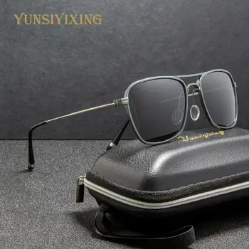 YUNSIYIXING Polarizat ochelari de Soare pentru Bărbați Aluminiu Magneziu Ochelari de Soare Vintage de Conducere Ochelari de Bărbați Accesorii gafas de sol 6502 0