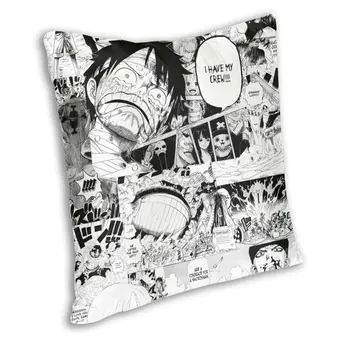Stil Nordic One Piece Manga Pernă Acoperă Home Decor Personalizat Piratii Anime Pernele de Acoperire 45x45cm Pillowcover pentru Canapea
