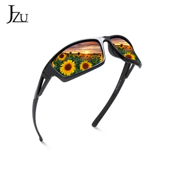 JZU Unisex UV400 Polarizat ochelari de soare Femei Conducere Ochelari de Soare Pentru Barbati Polarizati ochelari de Soare Elegante de sex Masculin Ochelari de cal Eyewears Gafas