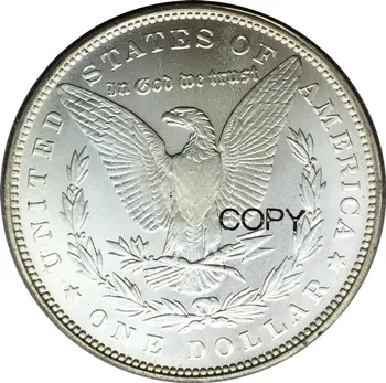 Dezlegat Membre 1 Dolar Morgan Dollar 1878 An De Cupru Si Nichel Placat Cu Argint Copia Monede