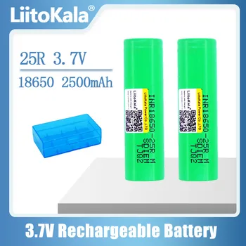 LiitoKala original Nou Brand 18650 2500mAh baterie Reîncărcabilă 3.6 V INR18650 25R M 20A descărcare de gestiune fierbinte