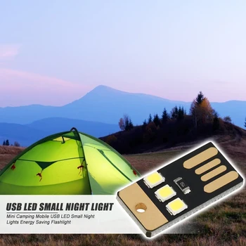 În aer liber, Mini Slim Pentru Camping Noapte Drumeții Cort de Lumină Lampă Portabilă de Economisire a Energiei Lanterna Mobil USB LED Mic Instrument de Iluminat