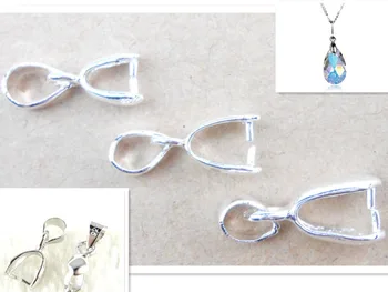 60PCS en-Gros producția DIY accesorii bijuterii cercei găsit cercei argint 925 accesorii S/M/L ureche catarama parte ureche clip