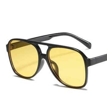 Supradimensionat ochelari de Soare Femei de Lux de Designer de Epocă Pătrat Ochelari de Soare Barbati Clasic de Ochelari pentru Doamna UV400 Mare Cadru