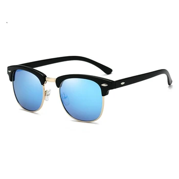 Polarizat ochelari de Soare Barbati Femei Brand Design Ochi Ochelari de Soare Femei Semi fără ramă Clasic pentru Bărbați ochelari de Soare Oculos De Sol UV400