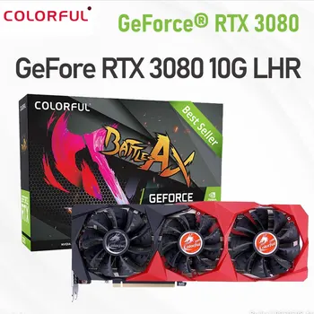 Colorate In GeForce RTX 3080 10G LHR GDDR6X plăci Grafice 320-bit 8NM Compatibil HDMI PCI-E 4.0 GPU JOCURI Video Carduri