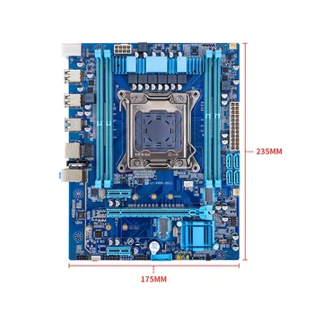 SHUANGWEI Placa de baza X99 Set cu Xeon E5 2678 V3 LGA 2011-3 CPU RAM8*2GB=16GB memorie DDR4 2666MHz USB3.0 PCI-E NVME M. 2