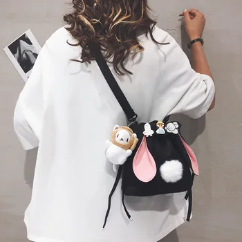 Ieftine sac de Panza 2021 nou sac găleată coreea moda drăguț personalitatea femei umăr geanta messenger designer de genți de mână de înaltă calitate