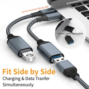 Adaptor OTG Tip C Cabluri OTG Cablu USB Type C La USB 3.0 Pentru Macbook Samsung Xiaomi Android Huawei Telefon Mobil Pentru Flash Drive