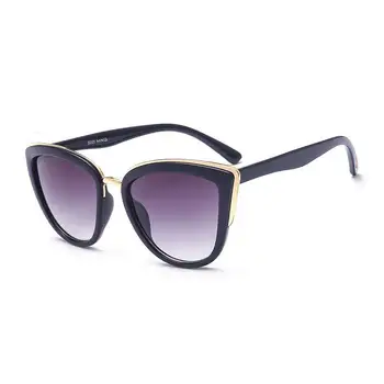 Femei de moda ochelari de Soare Cateye Tendință de Moda de Epocă Elegant Oval Doamna Ochelari de Soare de sex Feminin oculo de sol Nuante stil de Vara 0