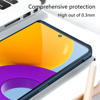 Rzants Pentru Samsung Galaxy M52 5G Caz Subțire de Acoperire Carcasă de Protecție Camera Mică Gaură