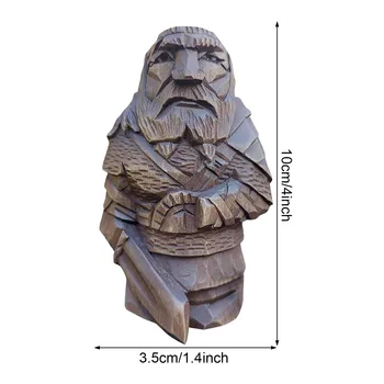 Barbar Viking Statuia Lui Odin Rășină Viking Statuie Figurina Tyr Statuie Rășină De Artă Pentru Interior Decor În Aer Liber