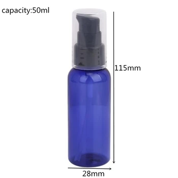 50ml Spray Albastru Sticla de Ulei Esențial de Lichid Pulverizator de Călătorie Gol Parfum Dozator pulberi Fine de Atomizor Container Cosmetice Fierbinte