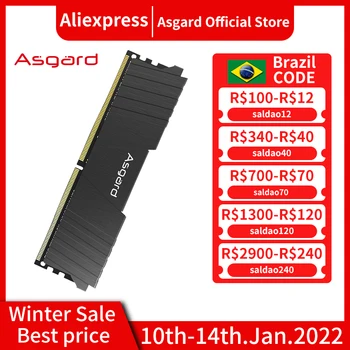 Asgard PC DDR4 8GB 16GB 2666MHz 3200MHz Memoria Ram Pentru Desktop Cu Aluminiu radiator XMP2.0 Overclocking 0
