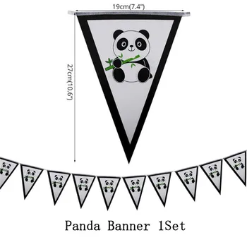 Desene Animate Panda Temă Petrecere De Aniversare Decoratiuni Copii Fată Veselă De Unică Folosință Set Servetele Ceasca Sac De Cadouri Consumabile Partid