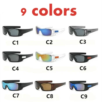 Sport clasice Oglindă ochelari de Soare pentru Bărbați în aer liber, Pescuit de Conducere Șofer de Ochelari Supradimensionate O Ochelari de Soare Brand de Lux UV400