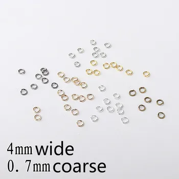 Margele material diy accesorii brățară colier conexiune manuală inel singur cerc inel deschis policromatice
