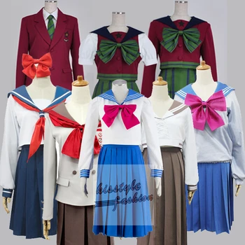 Destul de Soldat Anime Bishoujo Senshi Anime Grup de Personaje Anime Cosplay Costum,Personalizate Acceptate