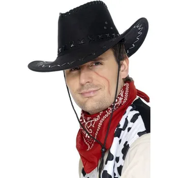 Fantezie, Pălării De Cowboy Bărbați Femei Vintage Margine Largă Articole Pentru Acoperirea Capului Capac De Vest Cowboy Pălărie De Moda Jazz Cap De Primăvară & Vară Pălărie D02696