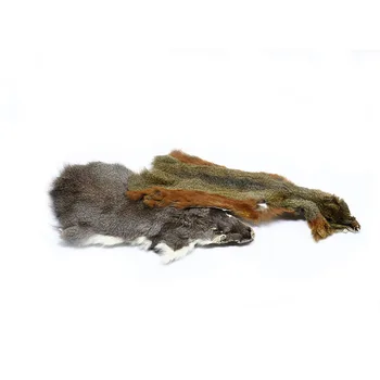Dimensiune mai mare de pin întregi veveriță blanuri naturale tăbăcite sau de culoare gri nimfa dublaj veveriță zonker benzi fly tying materia