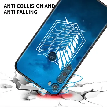 Atac Pe Titan Logo Caz pentru Motorola Moto G30 O Fuziune G9 Plus G8 Power Edge 20 Lite G Stylus Quakeproof Telefon Coque Sac