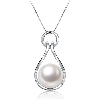Culoare de argint Colier pentru femei Simulate Perla Colier cu Pandantive de Cristal Încrustații de Design de Bijuterii
