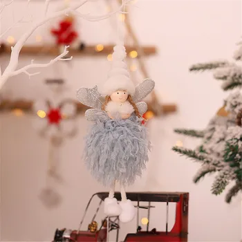 Crăciun Înger Papusa Crăciun Fericit Decoratiuni pentru Casa Ornamente pentru Pomul de Craciun Roz Navidad Noel Xmas Cadou de An Nou Fericit 2022