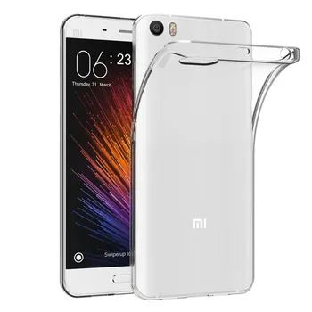 TPU gel de caz de caz de protecție de silicon pentru Xiaomi MI5 MI5S MI5C Plus M6 MI8 MI8 SE MI9