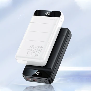 Banca de putere 30000mAh QC PD 3.0 PoverBank Încărcare Rapidă PowerBank 30000 mAh USB Extern Încărcător de Baterie Pentru Xiaomi Mi 10 9