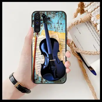 Arta de chitara si bass, telefon caz capacul Telefonului hull Pentru SamSung Galaxy S 8 9 10 20 S21 S30 Plus Edge E S20 fe 5G Lite Ultra negru s