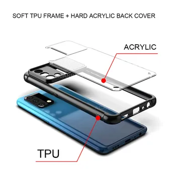 Transparent Slide Camera Proteja Caz de Telefon Pentru Xiaomi Mi Poco F3 5g M3 X3 Nfc Pro X3pro X 3 X3nfc Airbag Capac rezistent la Șocuri